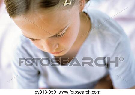 Sad girl View Large Photo Image Stock Photo - Sad girl. Fotosearch
