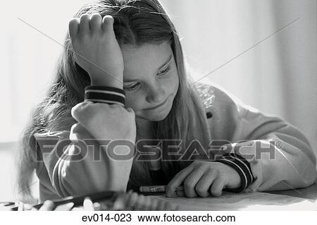 Girl studying View Large Photo Image Stock Image - Girl studying. Fotosearch