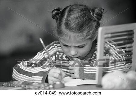 Girl studying View Large Photo Image Stock Photo - Girl studying. Fotosearch
