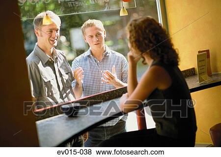 Girl in café View Large Photo Image Stock Photo - Girl in café. Fotosearch