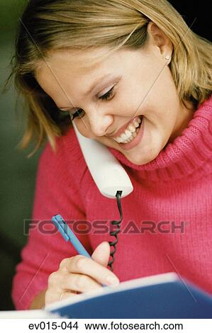 Girl on phone View Large Photo Image Picture - Girl on phone. Fotosearch