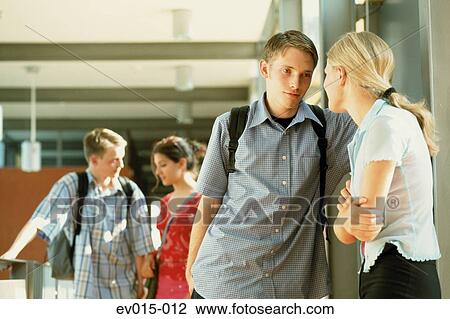 Stock Image - Group of students. Fotosearch