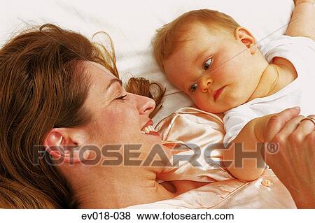 Mother and child View Large Photo Image Stock Photo - Mother and child. Fotosearch