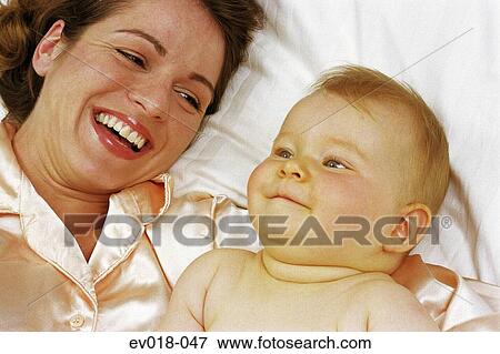 Mother and child View Large Photo Image Stock Photo - Mother and child. Fotosearch