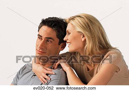 Stock Image - Smiling couple. Fotosearch