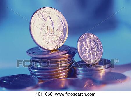 Stock Photo - Coins. Fotosearch