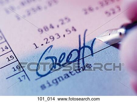 Signature View Large Photo Image Picture - Signature. Fotosearch