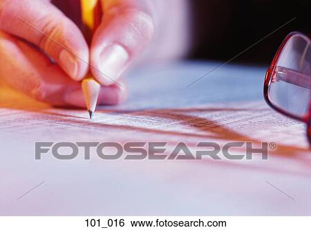 Stock Photograph - Writing. Fotosearch