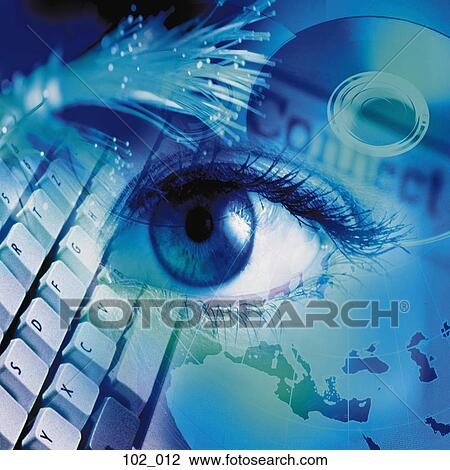Stock Image - e-communication. Fotosearch