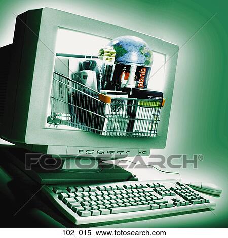 Stock Photography - Internet-shopping. Fotosearch