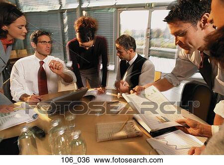 Business meeting View Large Photo Image Stock Photograph - Business meeting. Fotosearch