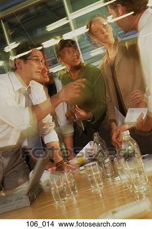 Picture - Business people in office. Fotosearch