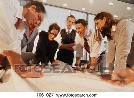Business people in office View Large Photo Image Stock Photo - Business people in office. Fotosearch
