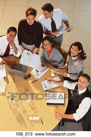 Stock Photo - Business meeting. Fotosearch - Search Stock Images, Poster Photographs, Pictures, and Clip Art Photos