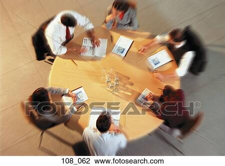 Stock Photo - Business meeting. Fotosearch - Search Stock Photography, Print Pictures, Images, and Photo Clip Art