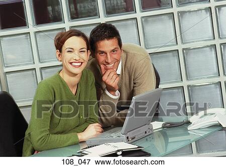 Picture - Business people in office. Fotosearch - Search Stock Photography, Photos, Prints, Images, and Photo Clipart