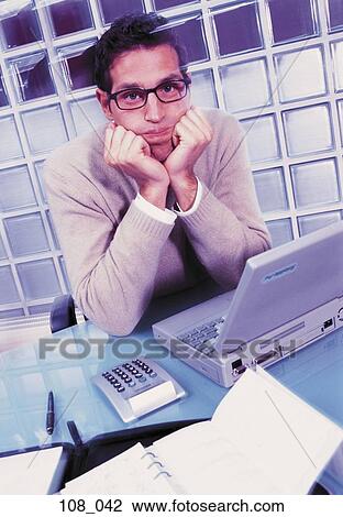 Businessman pensive View Large Photo Image Stock Image - Businessman pensive. Fotosearch