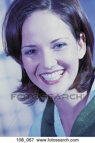 Stock Photo - Portrait of business woman. Fotosearch