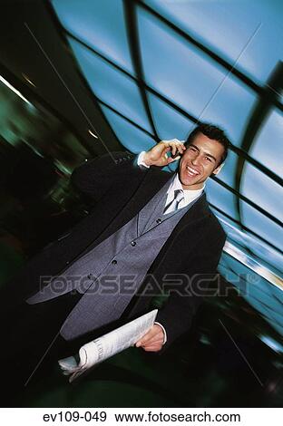 Businessman on phone View Large Photo Image Stock Photo - Businessman on phone. Fotosearch