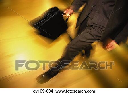 Picture - Businessman striding. Fotosearch