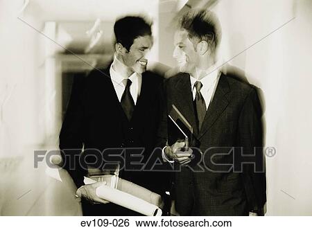 Stock Photograph - Two businessmen. Fotosearch