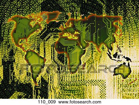 Binary world View Large Photo Image Stock Photo - Binary world. Fotosearch