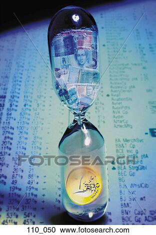Stock Image - European hourglass. Fotosearch
