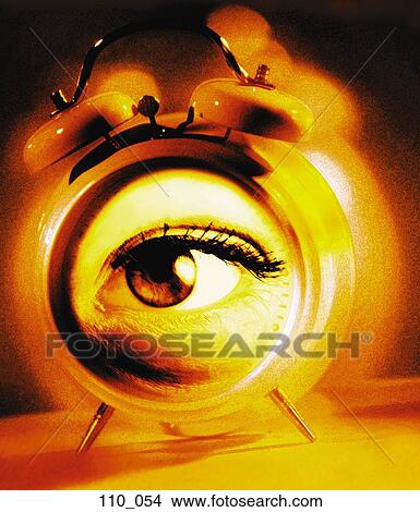 Picture - Eye on the clock. Fotosearch