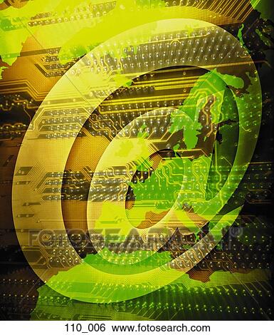 Stock Photograph - Global Internet. Fotosearch