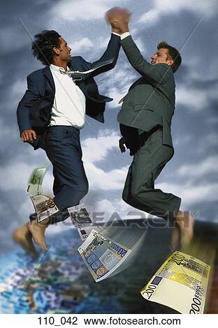 Joyful businessmen View Large Photo Image Stock Image - Joyful businessmen. Fotosearch