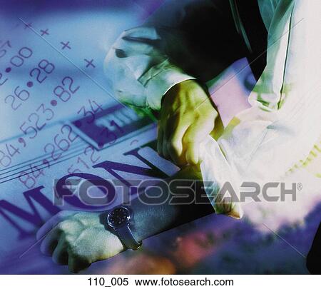 Stock Photography - Man and money. Fotosearch
