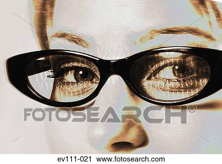 Stock Image - Binary vision. Fotosearch
