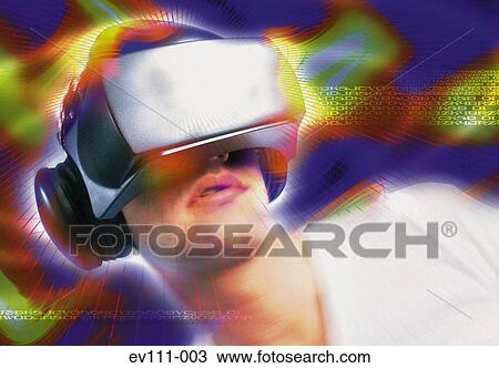Stock Image - Virtual Reality. Fotosearch
