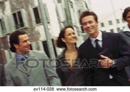 Business people outdoors View Large Photo Image Stock Photo - Business people outdoors. Fotosearch