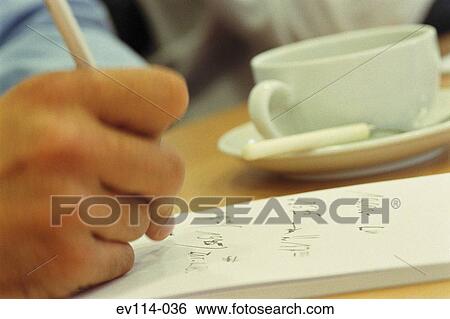 Stock Photograph - Hand writing. Fotosearch