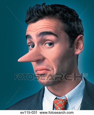 Stock Image - Dishonest businessman. Fotosearch