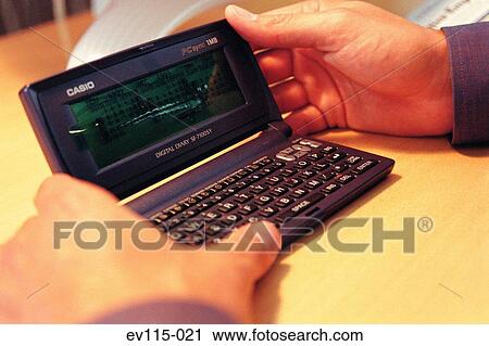 Stock Image - Electronic diary. Fotosearch