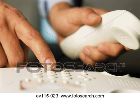 Stock Image - Telephone call. Fotosearch