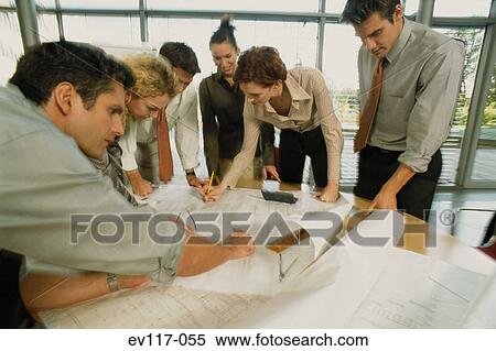 Stock Photography - Business people in office. Fotosearch