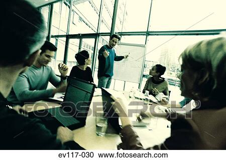 Stock Image - Business presentation. Fotosearch
