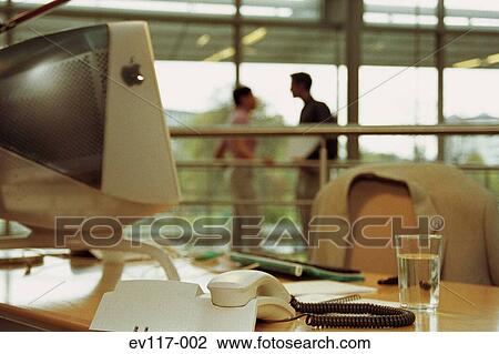 Office desk View Large Photo Image Stock Image - Office desk. Fotosearch