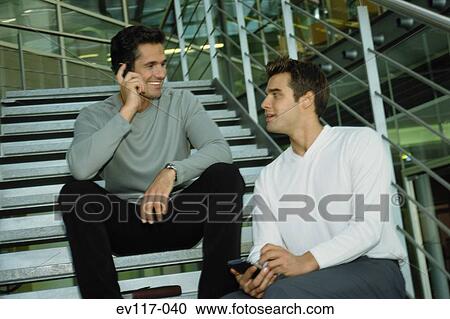 Stock Image - Two businessmen. Fotosearch