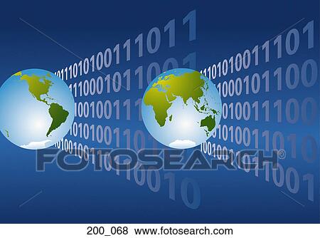Binary world View Large Photo Image Stock Photo - Binary world. Fotosearch