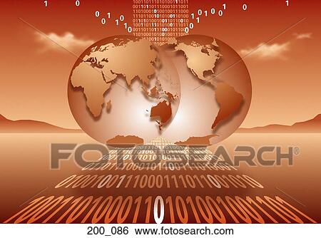 Binary world View Large Photo Image Stock Photograph - Binary world. Fotosearch