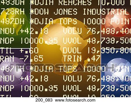 Stock Image - Earth globes. Fotosearch