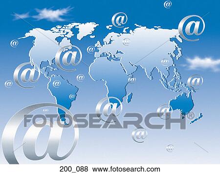 Global Internet View Large Photo Image Stock Photo - Global Internet. Fotosearch