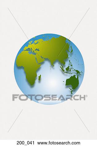 Stock Image - Globe. Fotosearch