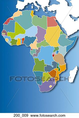 Map of Africa View Large Photo Image Stock Photo - Map of Africa. Fotosearch