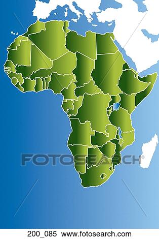 Map of Africa View Large Photo Image Stock Photography - Map of Africa. Fotosearch