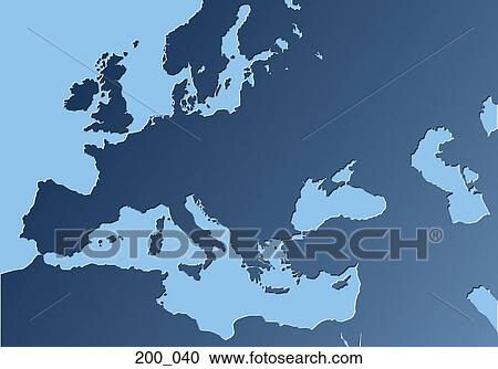 Map of Europe View Large Photo Image Stock Image - Map of Europe. Fotosearch